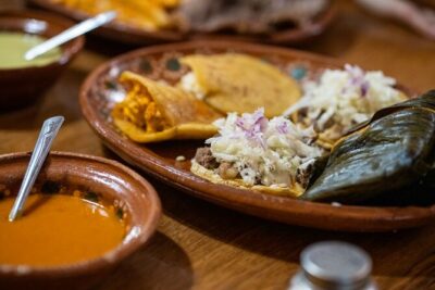 Breakfast & Market Tour in San Luis Potosí with English Guide - Las Vías and the Huasteca Potosina breakfast spread