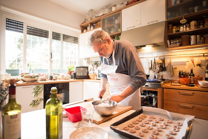Cesarine: Market Tour & Cooking Class at Local's Home in Rome - The three-course meal with wine and coffee: what the finish feels like