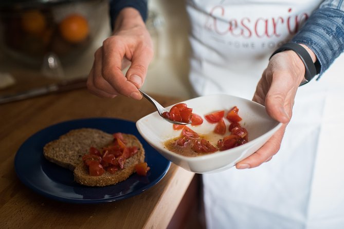 Cesarine: Market Tour & Cooking Class at Local's Home in Siena - The sauce, tomatoes, figs, and local ricotta that make it taste right