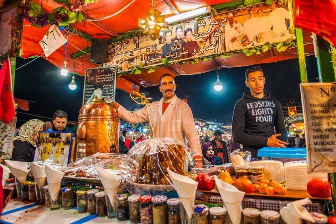 Evening Marrakech: Gastronomic and Market Tour Inside the Medina - Souk Semmarine: The Medina Artery for Food, Tools, and Trade
