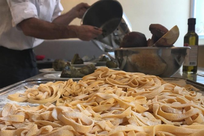 Farmers Market Shopping with Roman Full Course Class - (SHARED) - Hands-on pasta and cooking skills you can repeat at home