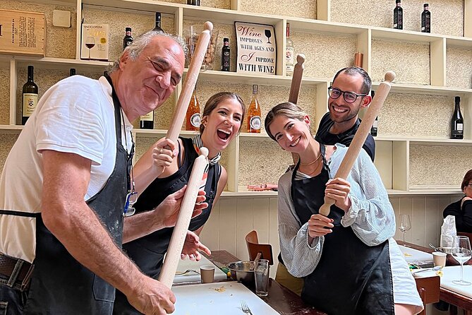 Kitchen of Mamma: Pasta Cooking Class with market visit in Rome - Lunch with wine pairing, coffee, and limoncello