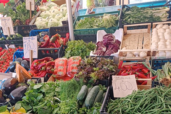 Market Tour with Cooking Class and Lunch with Negropolis View - Ortigia market walk: how ingredients get chosen (not just bought)
