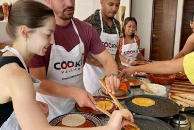 Puerto Vallarta Cooking Class Experience with Market Tour - Chef Enrique’s home kitchen: everyone gets a turn