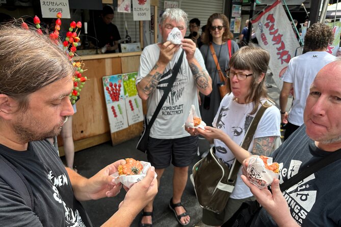 Tokyo: Private Tsukiji Fish Market Tour with 3 Food Stops - Namiyoke Inari Shrine: Lion Heads and Edo-Period Protection