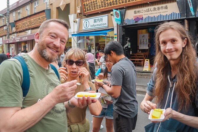 Tokyo Tsukiji Fish Market Food & Culture Walking Tour - What you’ll eat on the Tsukiji food line (and how to enjoy it)