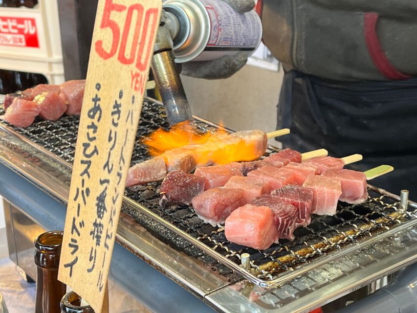 Tokyo: Tsukiji Fish Market Tour with 6 Stops & Seafood Lunch - Outer Market walking: tastings, shopping, and staying out of trouble